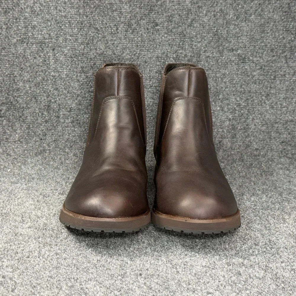UGG Biltmore Chelsea Boots Men's 14 Brown Leather Pull On Classic Shoes